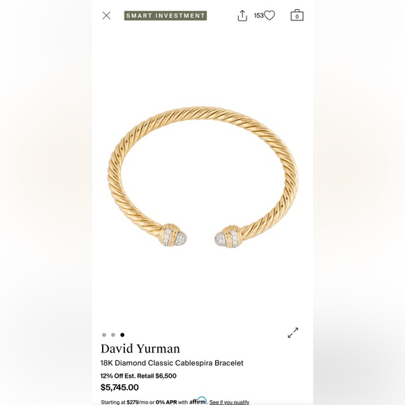 David Yurman gold bracelet - Picture 13 of 14